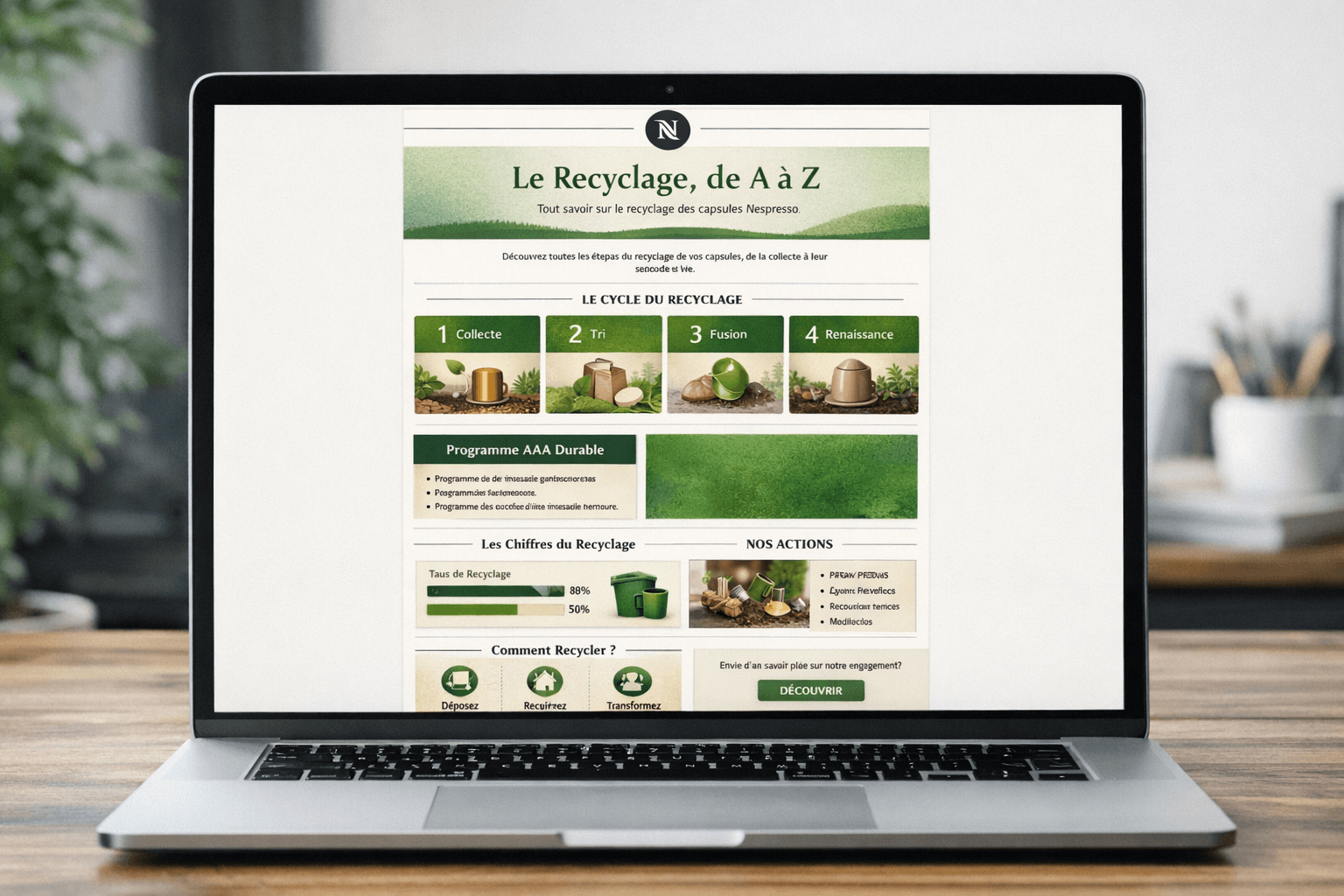 Newsletter éditoriale — Nespresso & engagement responsable