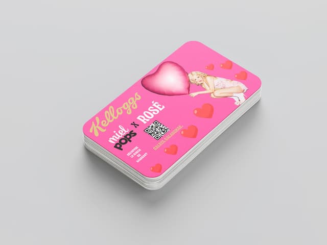 Exemple de carte avec QR code